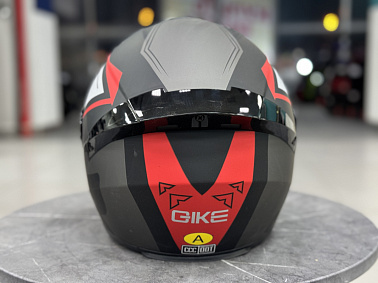 Шлем интеграл HETOSHI XD1-242 цв. Черно-серо-красный  р. M