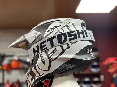 Шлем кроссовый HETOSHI OF836 EXOSS CROSS PRO MX289 цв.Серый с черными вставками Матовый р.XS