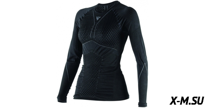 Термокофта жен D-CORE THERMO TEE LS BLACK/ANTHRACITE