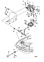 Карбюратор 2-х тактного ПЛМ MERCURY 30 M Серийный номер от 0N001875 до 0N055504