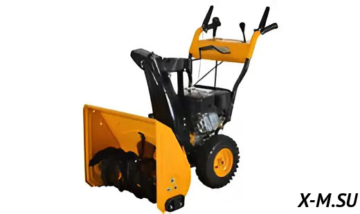 Снегоуборщик GаrdenPro 6,5 лс, KCD24, руч+элект старт, 6+2, LONCIN H200 (196), 610 мм, колеса 13"