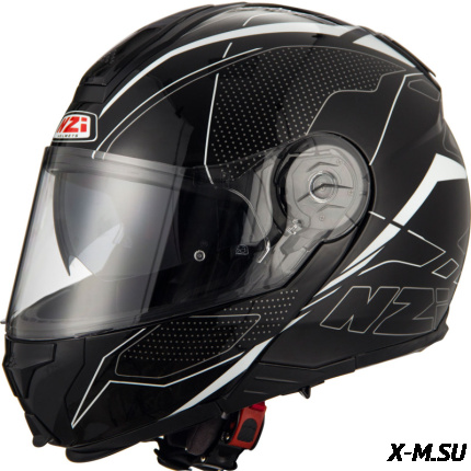 Шлем NZI COMBI 2 DUO GRAPHICS SWORD BLACK&WHITE