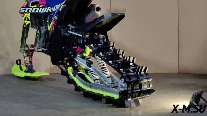 Гусеничный комплект SNOWRIDER SR120 TXR 2026 (гусеничный блок, трак, лыжа) для эндуро и кросс. мото