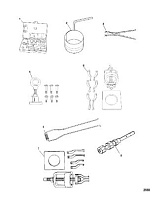 Инструменты (Часть 2) 4-Х ТАКТНОГО ПЛМ MERCURY 6 Серийный номер от 0P401000 и выше