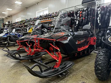 Снегоход IKUDZO HUNTER 650LK 28 EXPERT V2 черн-красный Б/У